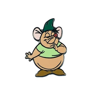 Pin – Gus from Cinderella – Disney Fantasy | Cute Mouse Helper Pin Inspired by Jaq and Cinderella Classic Fairy Tale Accessories