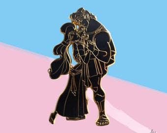 Hercules & Megara, Enamel pin Test,  Hercules A Magical Disney Fantasy Pin , Megara adorable pin, Hercules hard enamel pin, disney lovers