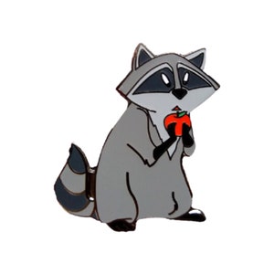 Pin – Meeko from Pocahontas – Disney Fantasy | Raccoon Companion Collectible Gift for Nature Lovers and Animation Enthusiasts