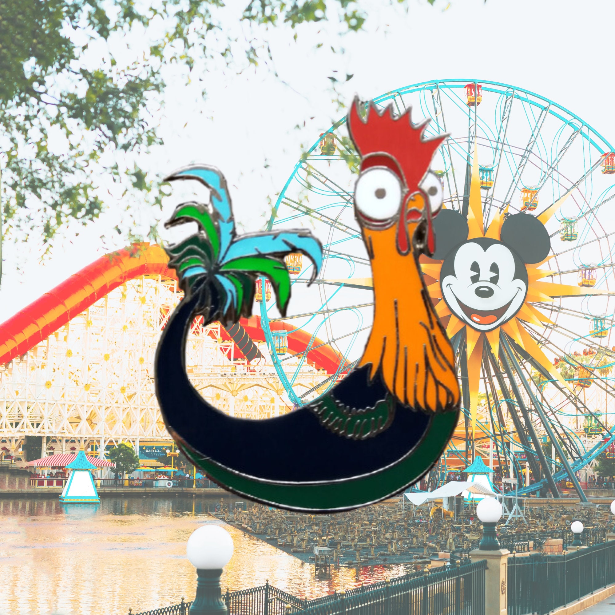 Hei Hei From Moana: A Magic Disney Fantasy Pins, Hei Hei Pin