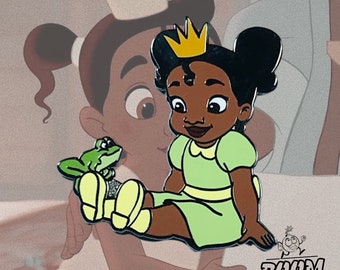 Princess Tiana pin, The Princess & the Frog: Adorable Disney Fantasy Pins, Perfect Gift for Disney Lovers and Fans, Limited Edition