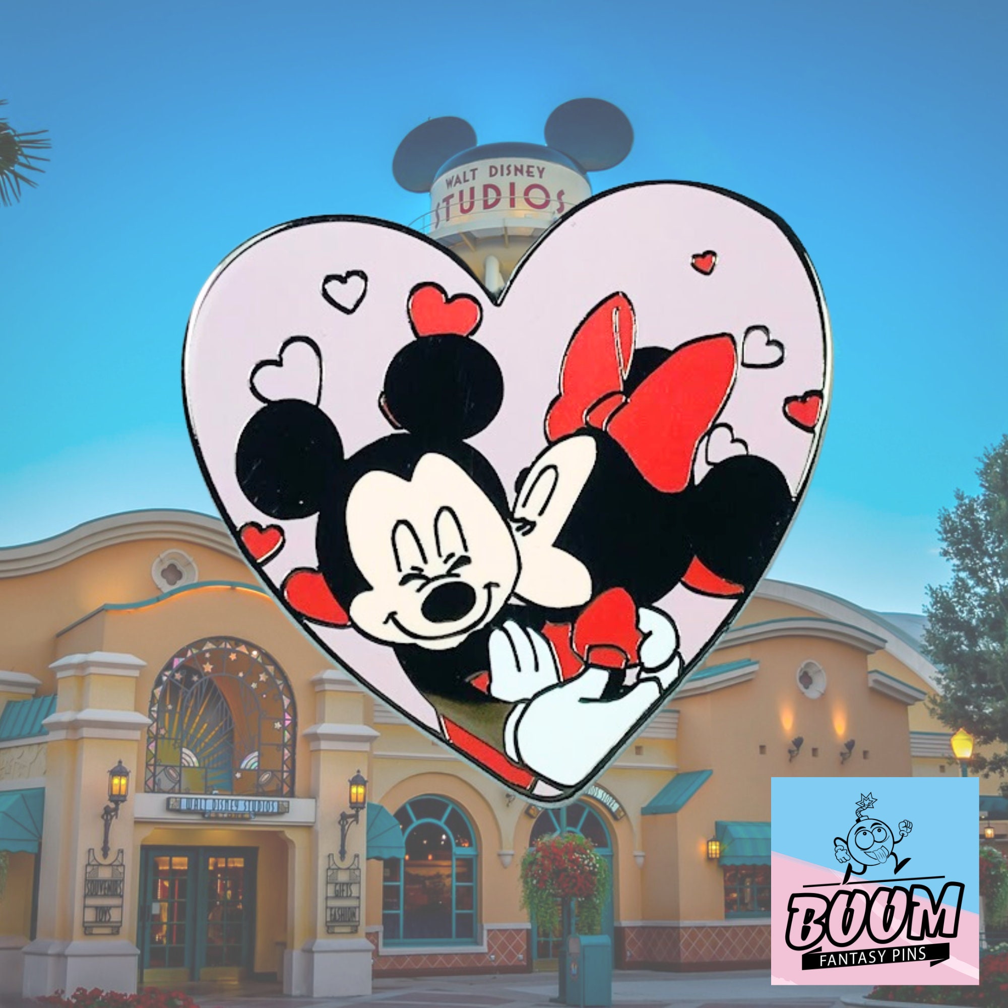 Hugging A Pin Mickey And Minnie Hugging Pin