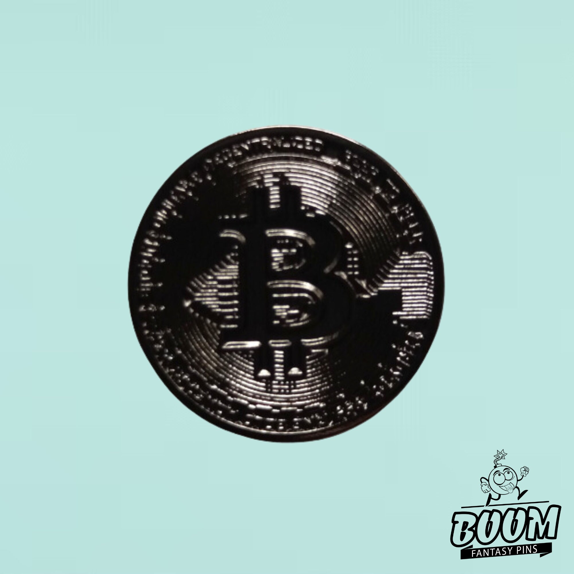 Pin – Bitcoin Symbol From Cryptocurrency Protocol – Blockchain Technology -  Etsy