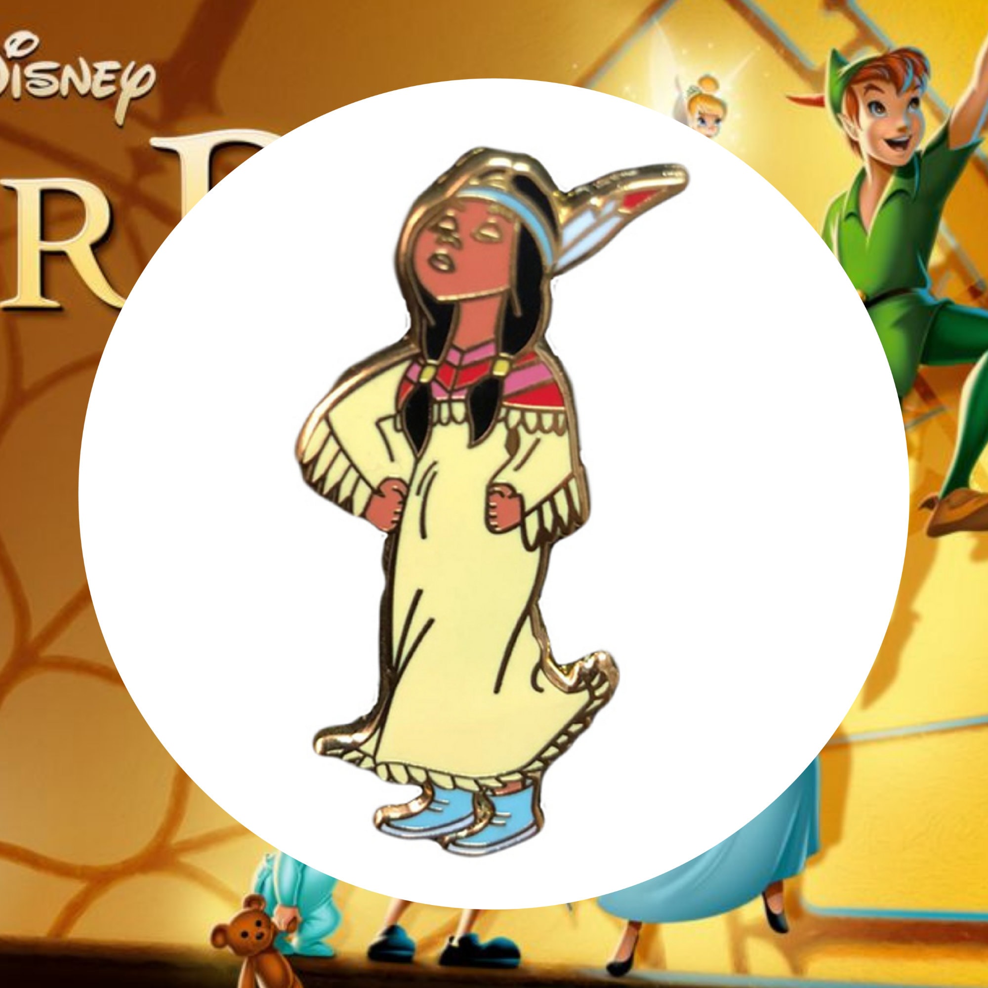 Disney - ⭐️ポカホンタス⭐️タイガーリリー⭐️Fantasy pin⭐️ Pocahontas Tigerlily Peter Pan Limited Edition Disney