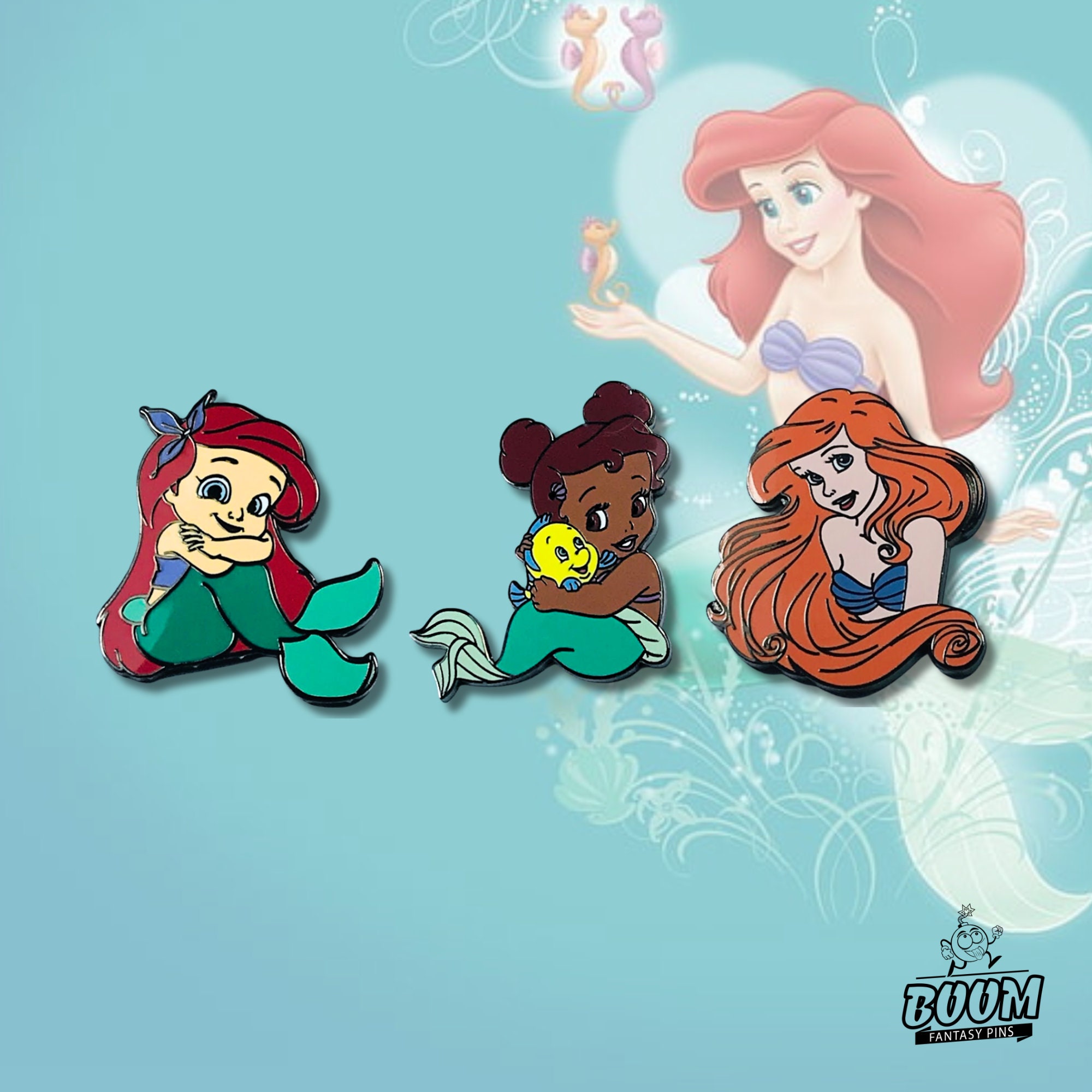 Broche Toulhoat Petite Sirène 8.3g - Broches Mer et Nature - Bijou Toulhoat