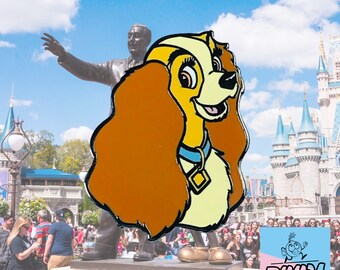 わんわん物語 レディ トランプ ハート ピンバッジ ピン