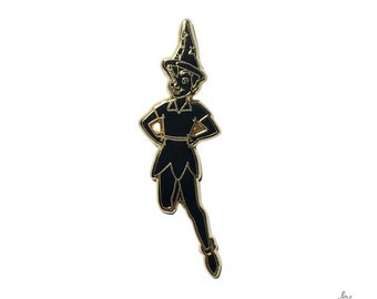 Peter pan, A magic Disney Fantasy pin, Journey to Neverland, Black Version, A free-spirited and mischievous, Limited Edition