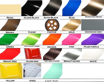 additional colors for hood props