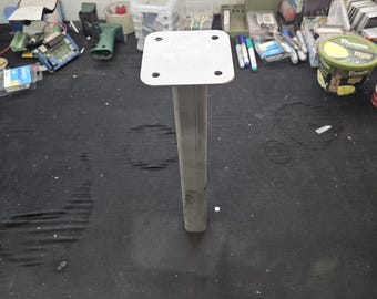 Handmade Post Style Steel Table Legs Set of 2