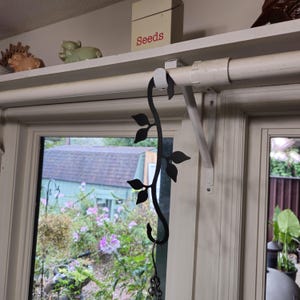 Handcrafted Steel S-Hook Plant Hanger | Heavy-Duty Metal Hook for Indoor & Outdoor Plants image 4