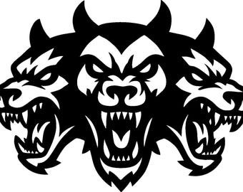Cerberus Digital File: Mythical Dog SVG for Plasma/Laser Cutting