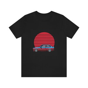 Vintage BMW E30 2 door Inspired T-Shirt - Classic Unisex Jersey Tee