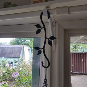 Handcrafted Steel S-Hook Plant Hanger | Heavy-Duty Metal Hook for Indoor & Outdoor Plants image 3