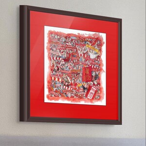 At the Match - Liverpool FC Print