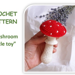 Crochet Mushroom Pattern, Magic Mushroom Crochet Pattern, Amigurumi Mushroom PDF, Fly Agaric crochet tutorial, autumn decor INSTANT DOWNLOAD