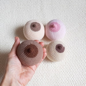 Breastfeeding model, breast teaching aid, knit boob stress ball, midwife gift, fake boob for nursing baby, gynecology, antenatal education
