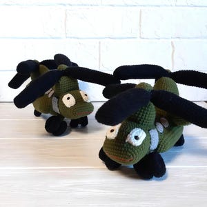 Stuffed Chinook helicopter toy, crochet airplane model CH47 Chinook, first birthday gift, Gift for pilot son, First baby boy helicopter toy