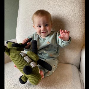Gehäkelter BlackHawk Hubschrauber Spielzeug, Baby Junge Geschenk, Gehäkeltes Spielzeug Flugzeug V22 Osprey, Geschenk für Pilot Sohn, gefüllte Hubschrauber, erstes Baby Junge Spielzeug
