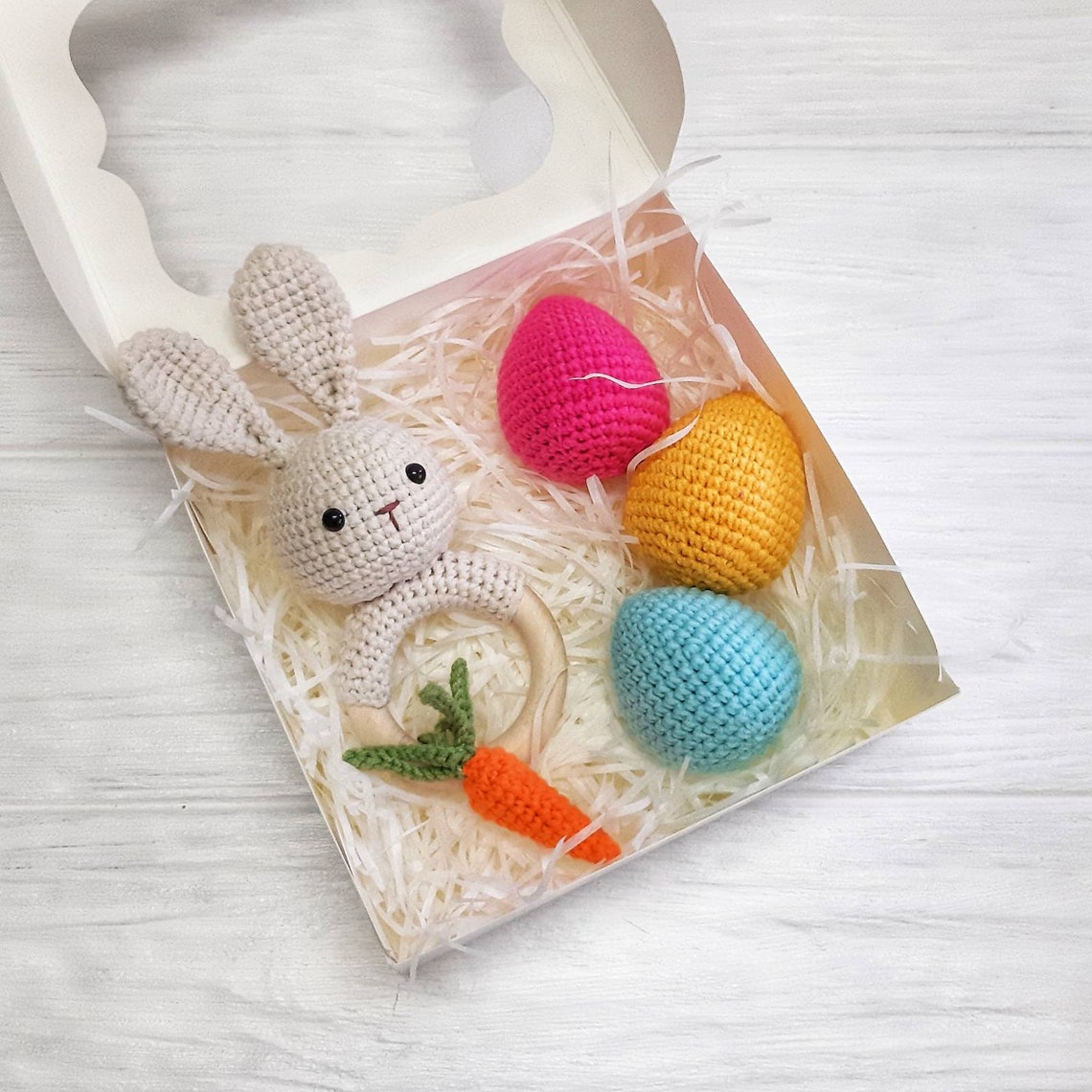 Baby Easter rattles boy Easter egg rattle easter teether Etsy