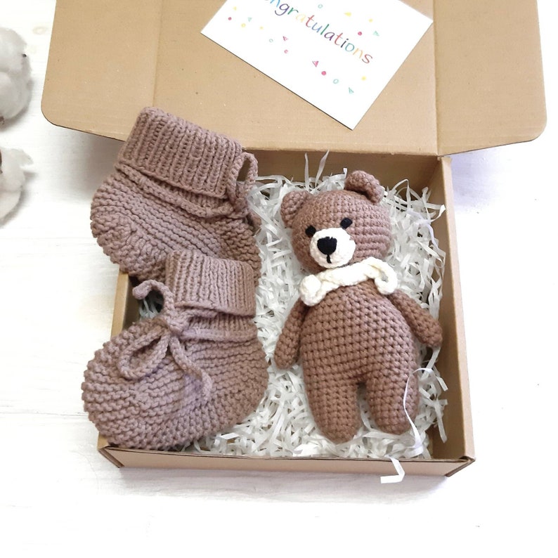 Brown Little Teddy Bear Baby Gift, Woodland Baby Shower Gift ...
