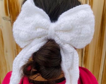 EASY knit bubble bow *PDF Pattern*