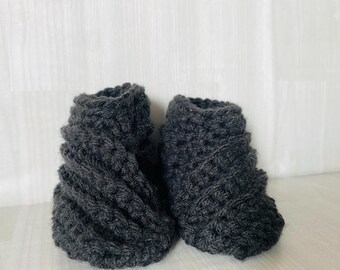 EASY crochet baby booties *PDF Pattern*