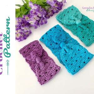 Winter Headband Crochet Pattern, Ear Warmer Pattern, Crocheted Headband, Beginner Crochet Easy Ear Muffs, Digital Download