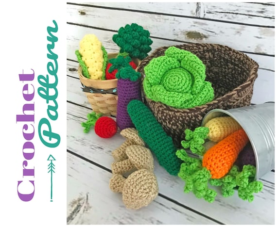 Amigurumi Pattern Crochet Vegetables Crochet Toy Pattern