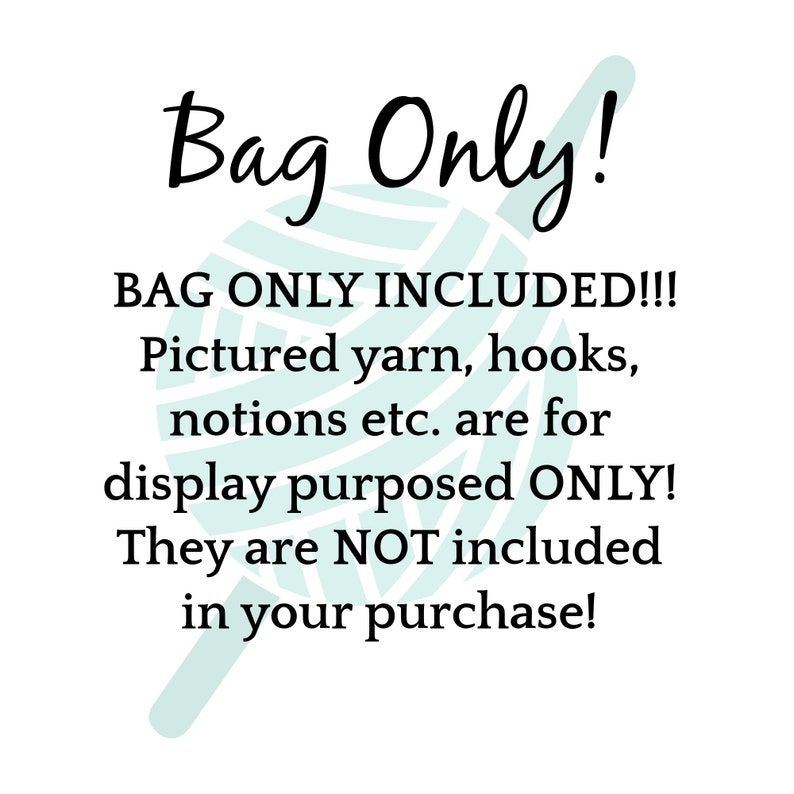 Funny Yarn Lover Project Tote Bag, Crocheter Market Bag, Knitters Tote Bag, Craft Storage Bag, Fiber Artist Gift MADE to ORDER image 7