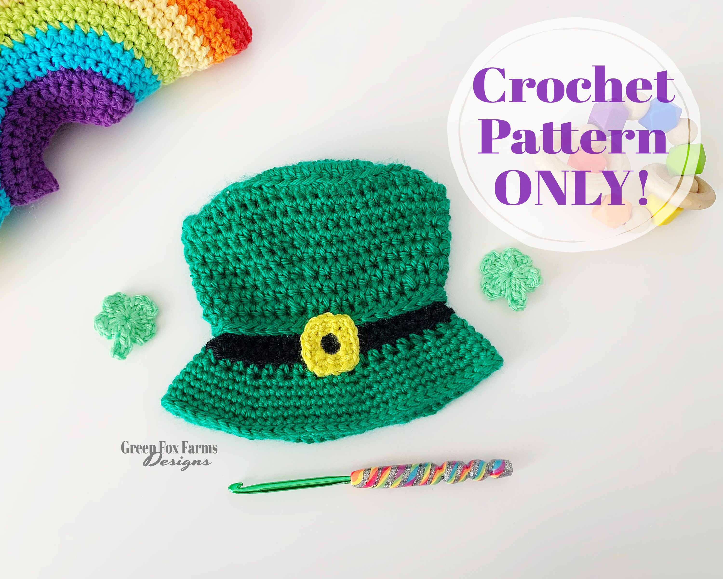 Baby Leprechaun Hat Crochet Pattern St Patrick's Day Etsy