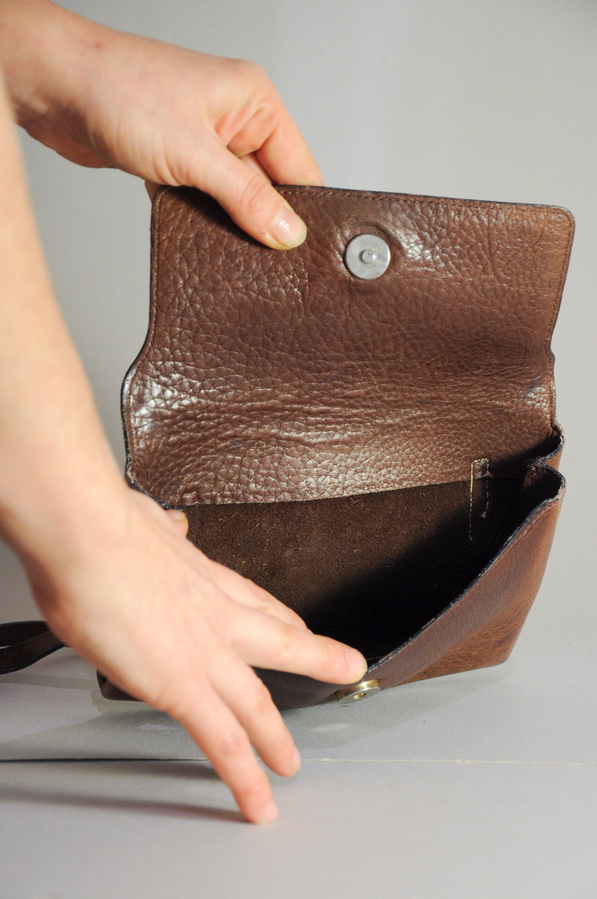 Buy Vintage Leather Pochette Clutch Purse Enveloppe Bag Wallet Natan