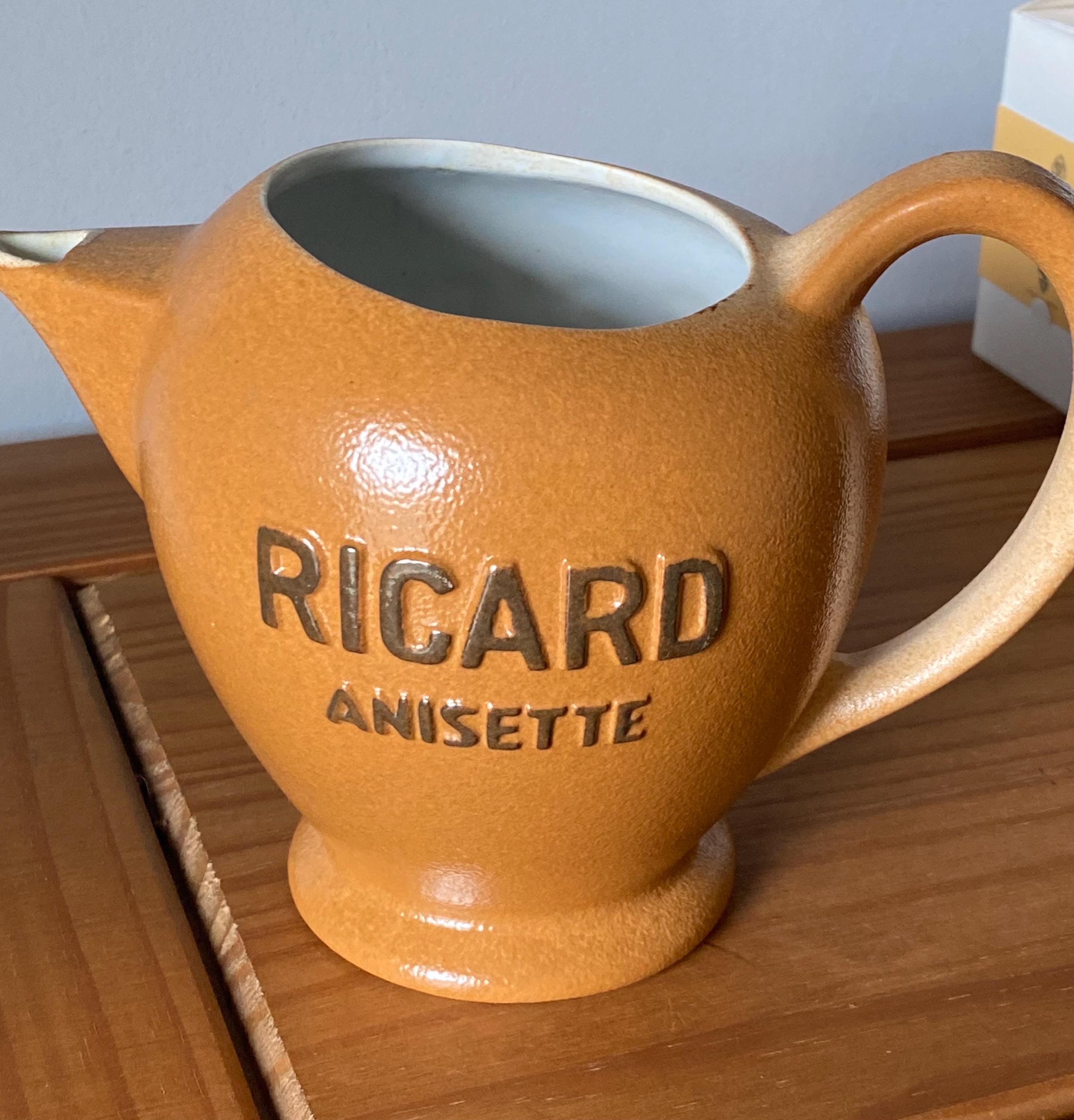 6 VERRES RICARD 27CL LEHANNEUR COLLECTOR LES 90ANS BORN A MARSEILLE