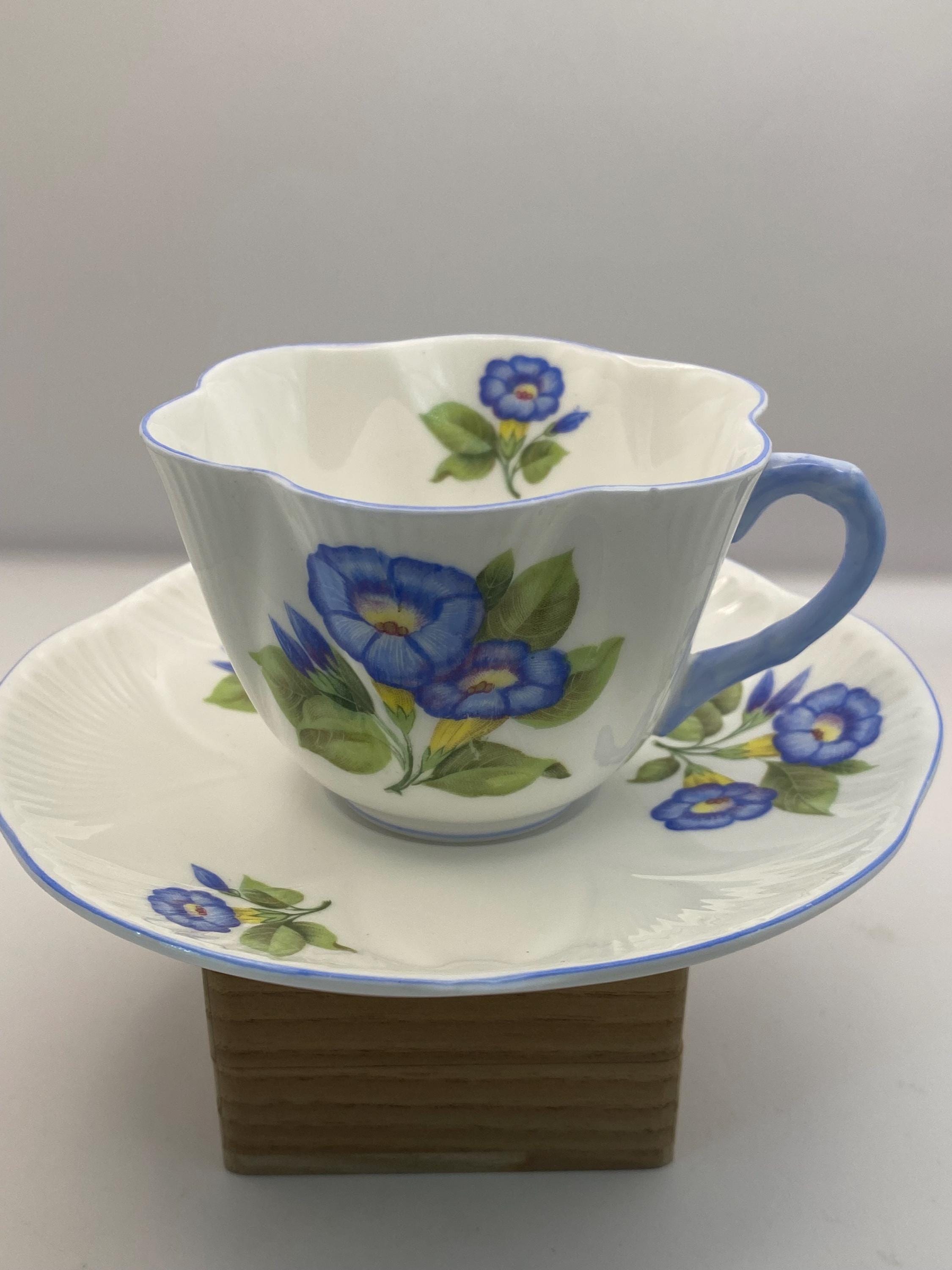 Shelley ／サンライズ＆トールツリー.クリーマー＆シュガーボウル Shelley China Morning Glory - Etsy