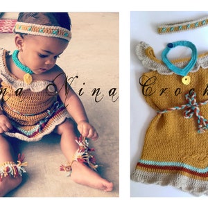 Folk culture inspired Indian princess indpired Christmas gift for kids Girls costumes Photo prop Newborn Princess outfit First Birthday