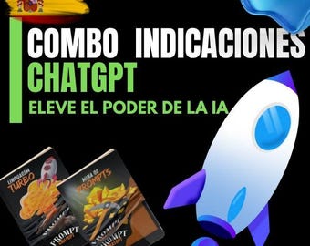 ChatGPT: Mine of Prompts and Turbo Language - Powerful E-book Combo | E-books with Powerful Prompts for ChatGPT (Spanish)