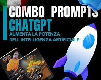 ChatGPT: Mine of Prompts and Turbo Language - Powerful E-book Combo | E-books with Powerful Prompts for ChatGPT (Italian)