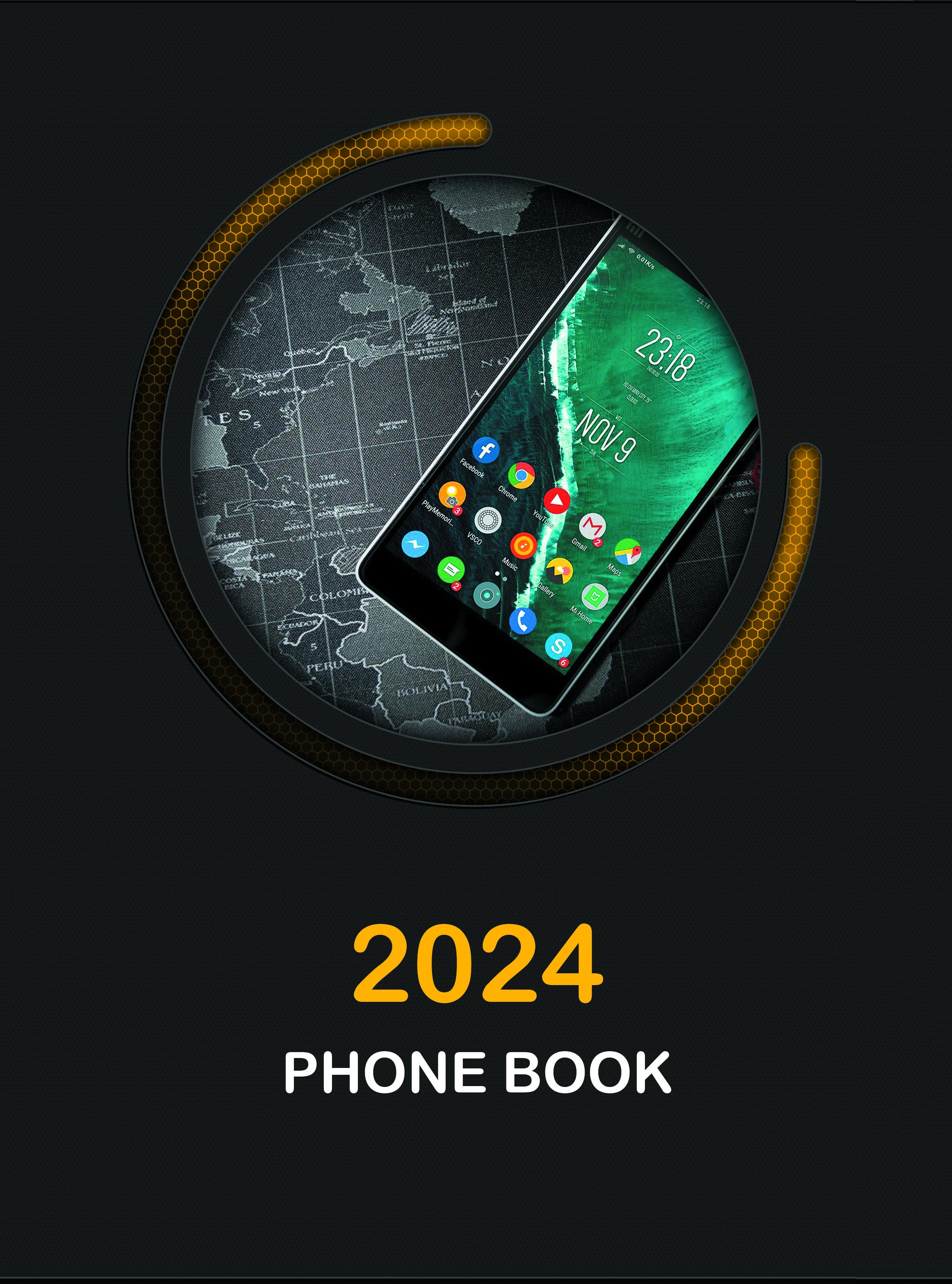 Phonebook 2024 in PDF for Printing Organize Your Contacts Free Covers