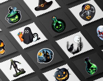 Over 200 Stickers | Halloween Exclusives | Store-Exclusive – Perfect for Decorating, Personalizing, and Using in Creative Projects!