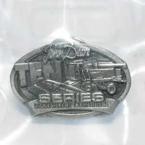 NEW! John Deere 9610 Maximizer Combine 1997 Ten Series 9410 9510 Introduction Louisville KY Pewter Hat Lapel Accessory Pin jd tie tac jd