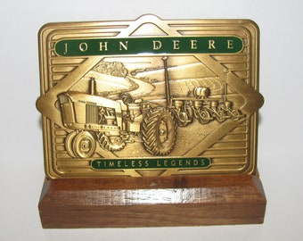 John Deere 4010 Tractor & 494A Planter Brass Enamel 2001 - Etsy