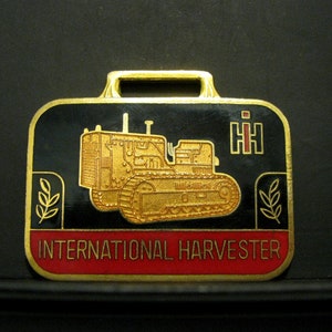 IH International Harvester TD14 TD15 TD24 TD25 T340 Crawler Tractor Dozer Enamel Pocket Watch Fob Construction INDUSTRIAL & ROAD Canada