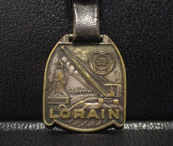 Vintage Thew Lorain Shovel Crane Watch Fob Advertising Heavy Equipment Dragline s-l400.jpg main image 4