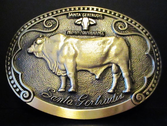 Tony Lama SANTA GERTRUDIS Bull Cow Sire Solid Bra… - image 2
