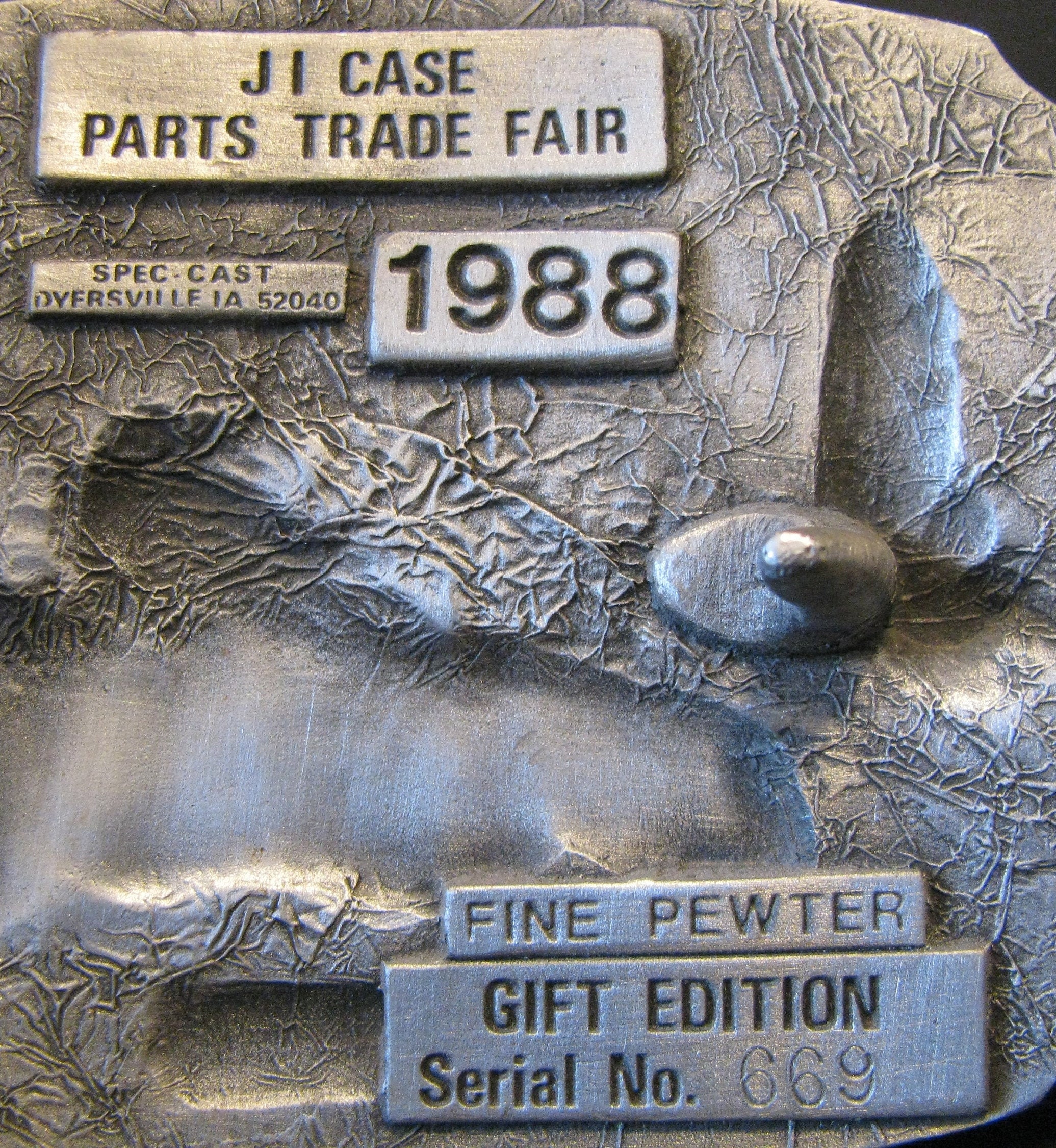 Vintage 1988 CASE Wheel Loader W30 Pewter Belt Buckle Heavy Cast Rare Tractor il_fullxfull.1992768484_i0e2.jpg main image 3