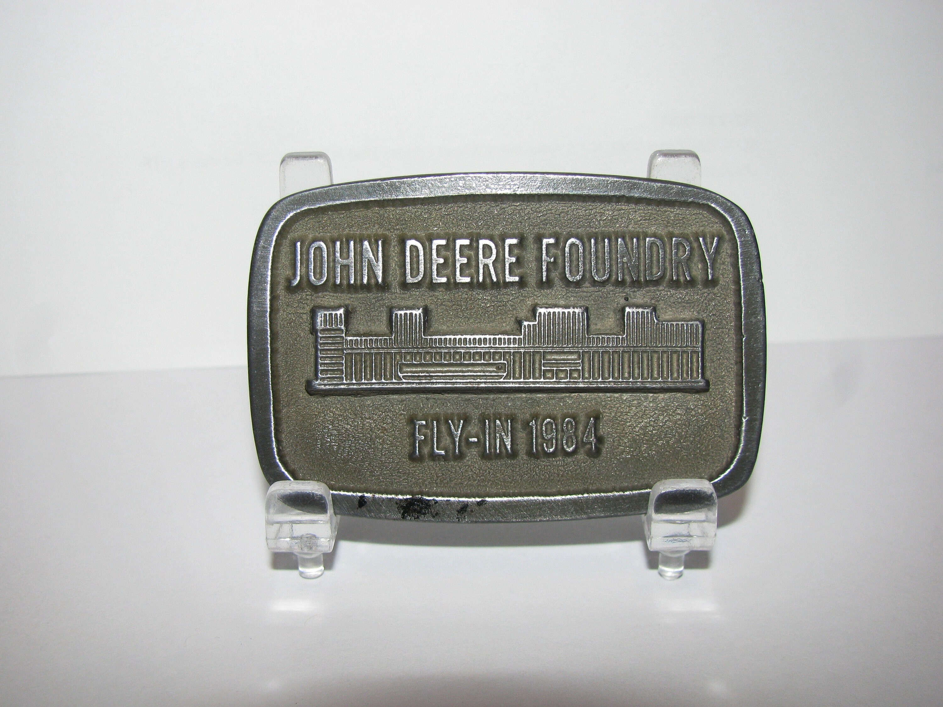 John Deere Foundry Building Waterloo Iowa Cast Metal Medallion Etsy UK