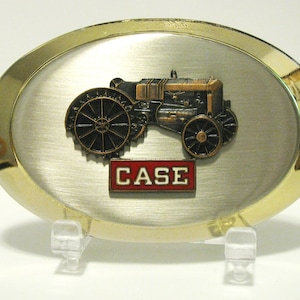 Case Model &quot;L&quot;  1929 - 1940&quot;  4 Cylinder Steel Wheel Tractor Belt Buckle Vintage Antique Ag Farm Collectible