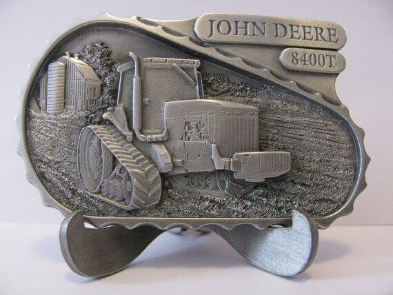 John Deere 1989 Model A Pewter Belt Buckle NEW in Box