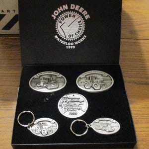 Vintage John Deere Keychain - Etsy