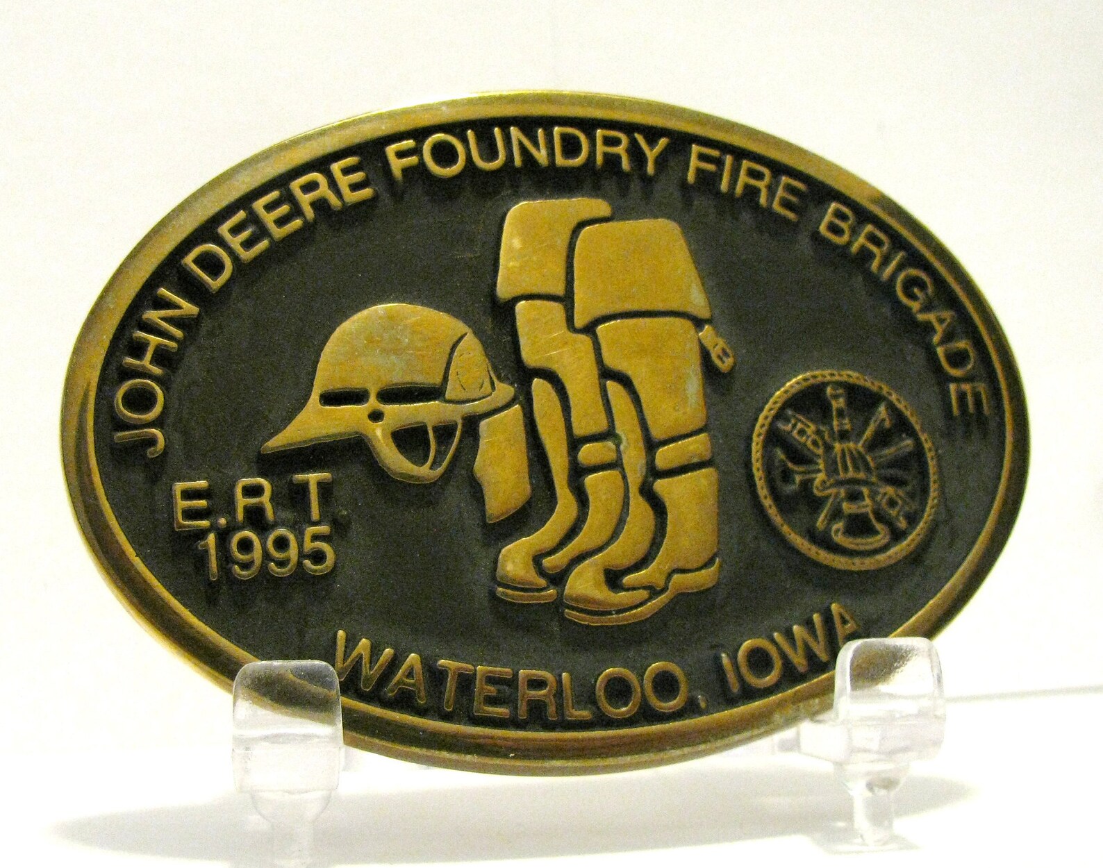 John Deere Waterloo Iowa Foundry Fire Brigade ERT EMPLOYEE Service