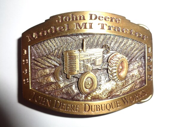 John Deere Dubuque Works 1949-1952 MI Wheel Tractor 1997 Brass | Etsy
